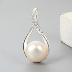 925 Sterling Silver Pearl Pendant Mountings