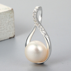 925 Sterling Silver Pearl Pendant Mountings