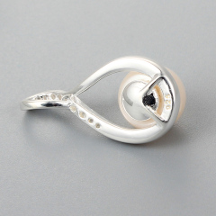 925 Sterling Silver Pearl Pendant Mountings