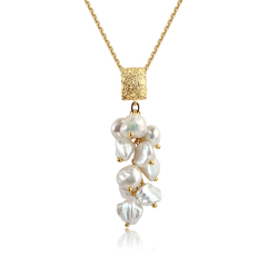 925 Sterling Silver Baroque Pearl Pendants