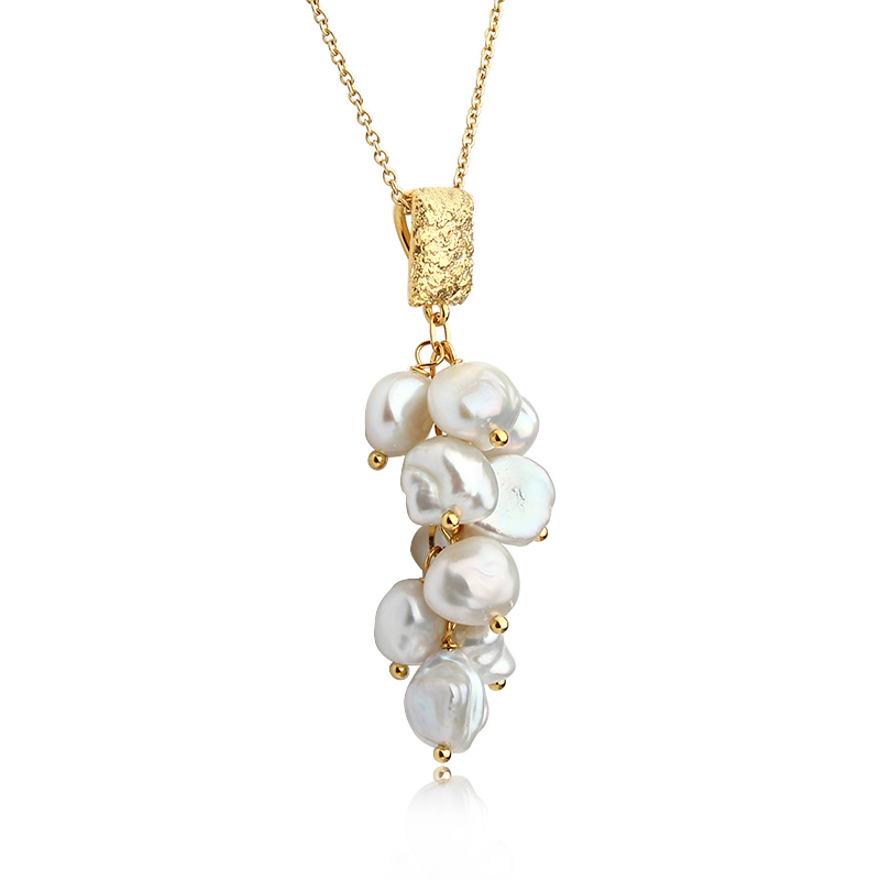 925 Sterling Silver Baroque Pearl Pendants