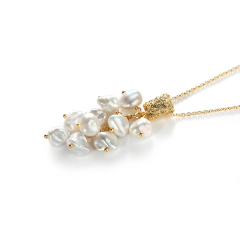 925 Sterling Silver Baroque Pearl Pendants