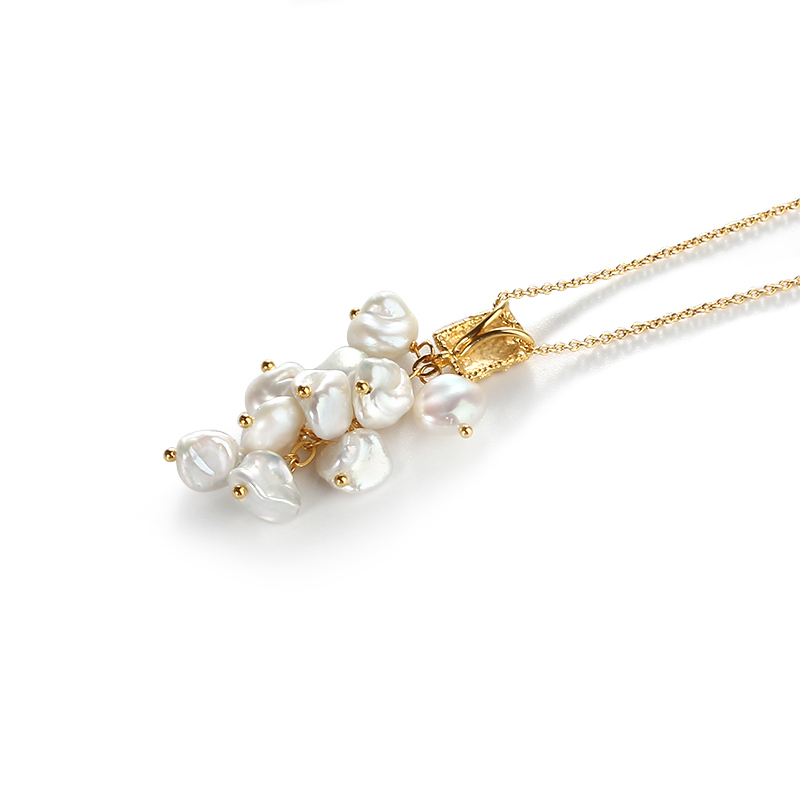 925 Sterling Silver Baroque Pearl Pendants