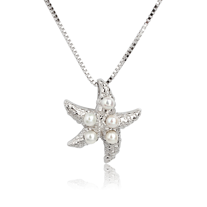 925 Sterling Silver Hammered Pearl Pendants