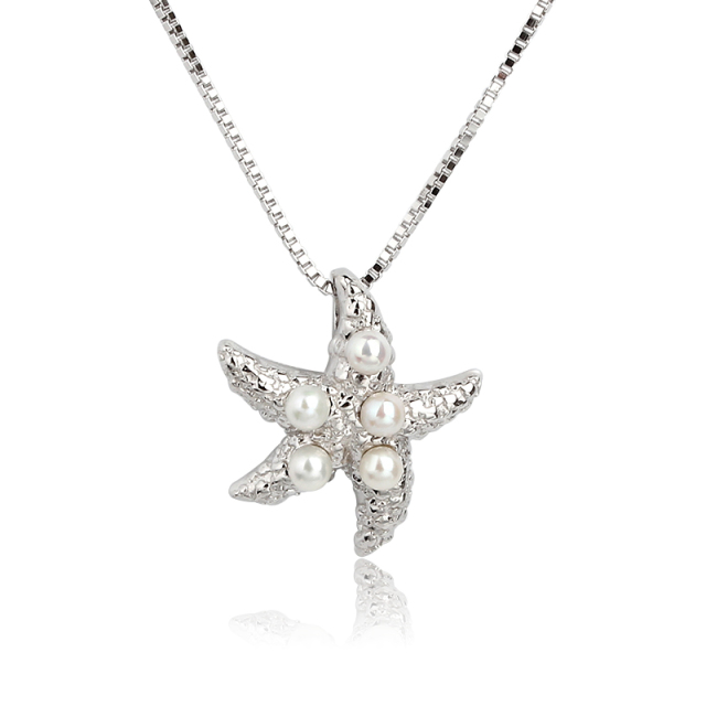 925 Sterling Silver Hammered Pearl Pendants