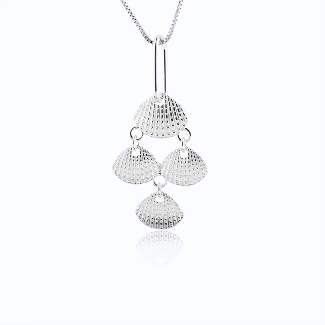 925 Sterling Silver Ocean Shell Pendants