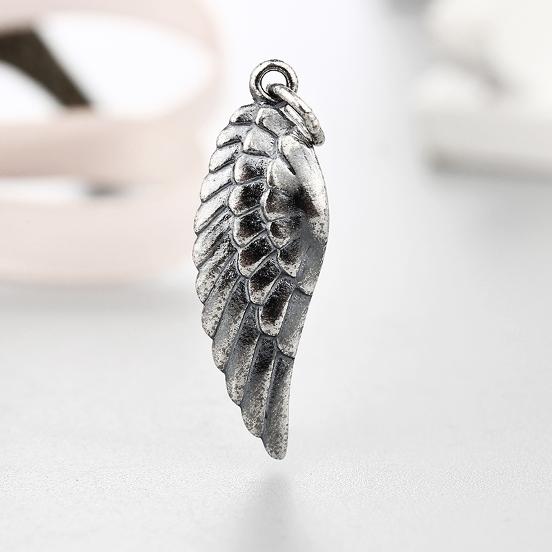 925 Sterling Silver Angel Wing Charms