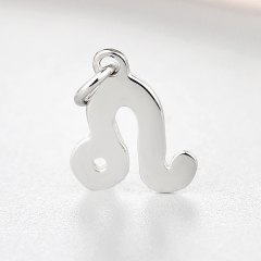 925 Sterling Silver Zodiac Leo Sign Charms