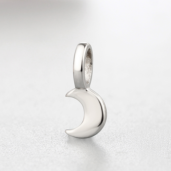 925 Sterling Silver Little Moon Charm