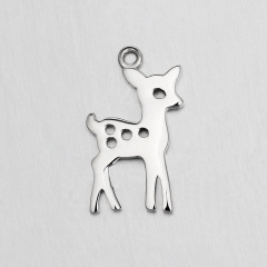 925 Sterling Silver Deer Charm