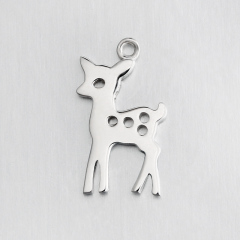925 Sterling Silver Deer Charm