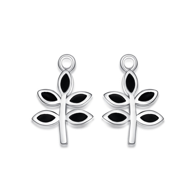 925 Sterling Silver Leaf Charms