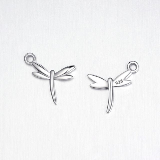925 Sterling Silver Dragonfly Charms