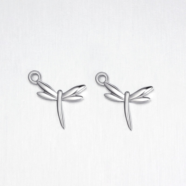 925 Sterling Silver Dragonfly Charms