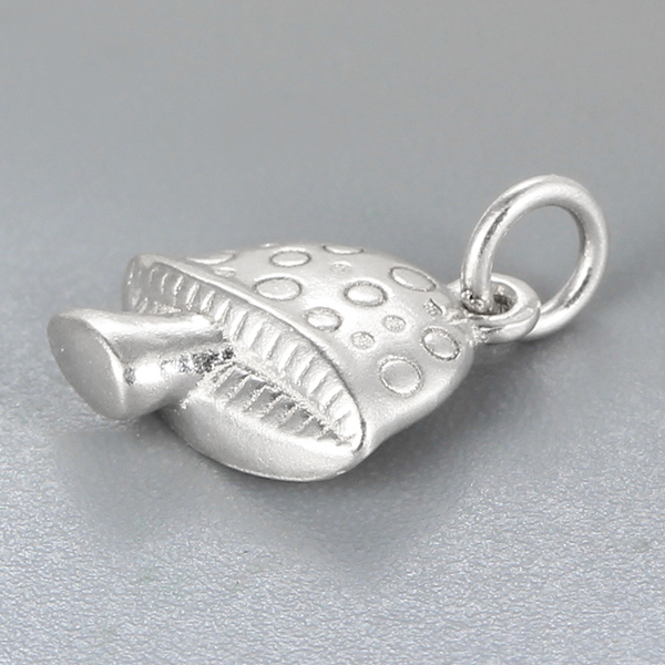 925 Sterling Silver Mushroom Charms