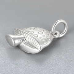 925 Sterling Silver Mushroom Charms