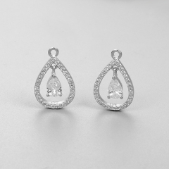 925 Sterling Silver Wedding Stone Pendant