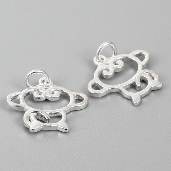 925 Sterling Silver Monkey Charms