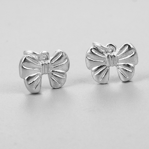 925 Sterling Silver Bow Charms
