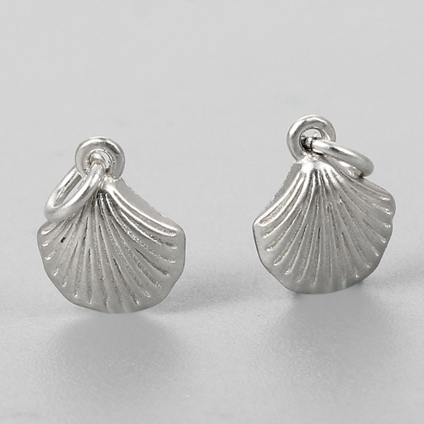 925 Sterling Silver Sea Shell Charms
