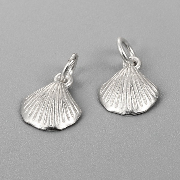 925 Sterling Silver Sea Shell Charms