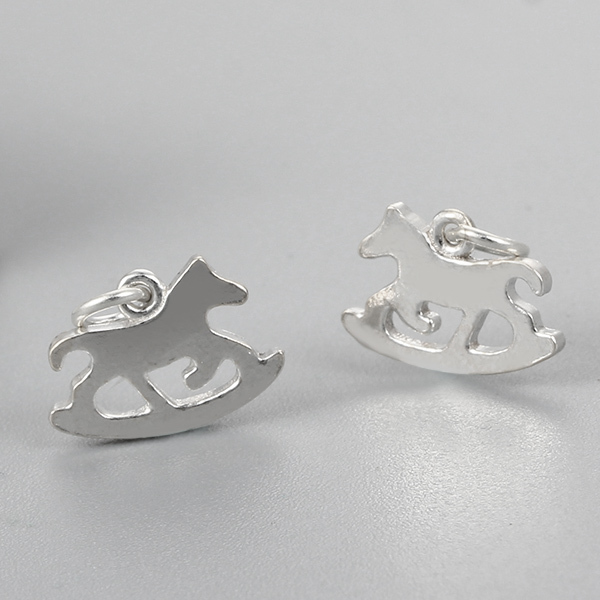 925 Sterling Silver Trojan Horse Charms