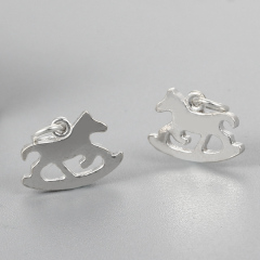 925 Sterling Silver Trojan Horse Charms