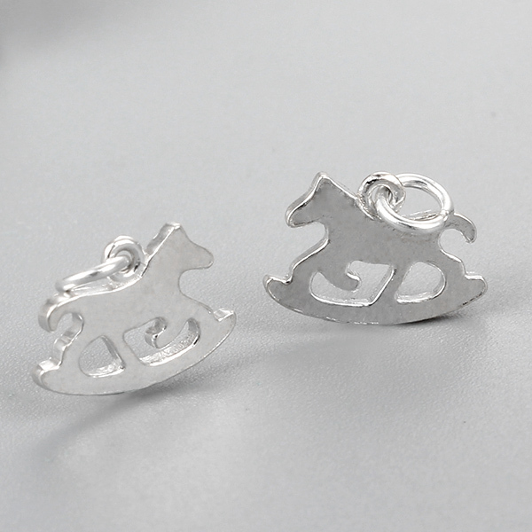 925 Sterling Silver Trojan Horse Charms