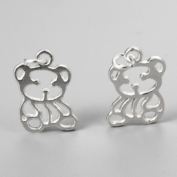 925 Sterling Silver Bear Charms