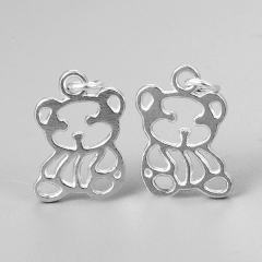 925 Sterling Silver Bear Charms