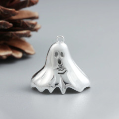 925 Sterling Silver Halloween Ghost Charm