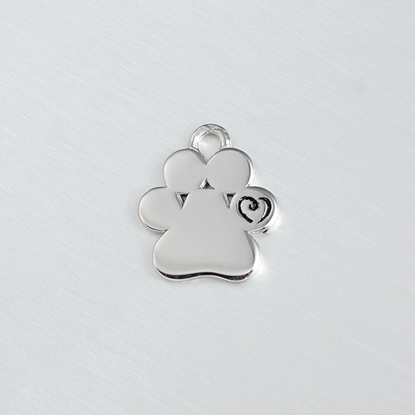 925 Sterling Silver Pet Paw Charm