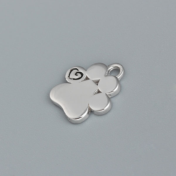 925 Sterling Silver Pet Paw Charm