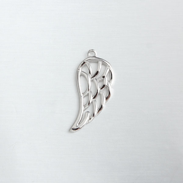 925 Sterling Silver Hollow Angel Wing Pendants