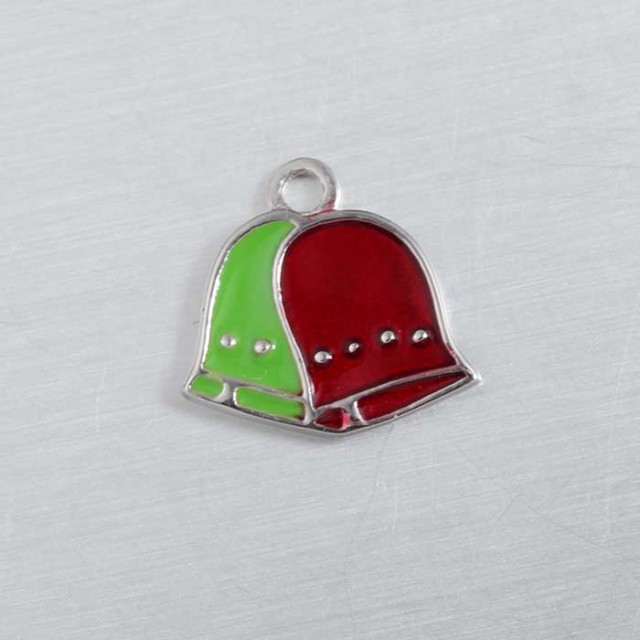 925 Sterling Silver Enamel Bells Charms