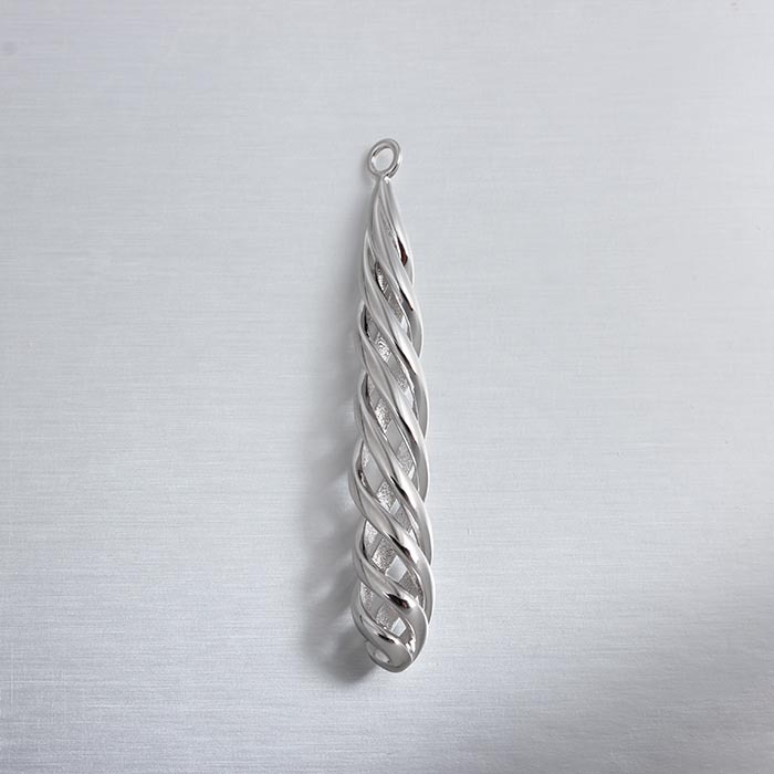 925 Sterling Silver Hollow Drop Charms