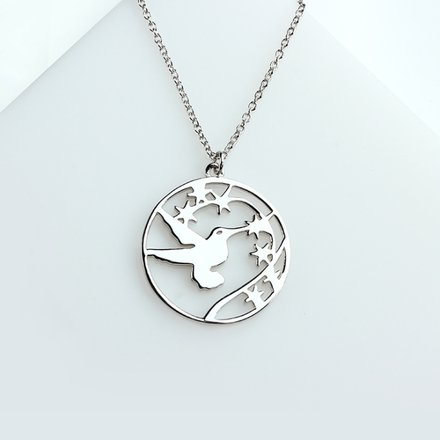 925 Sterling Silver Peace Pigeon Charm