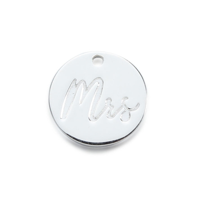 925 Sterling Silver Blank Coin Charms For Diy