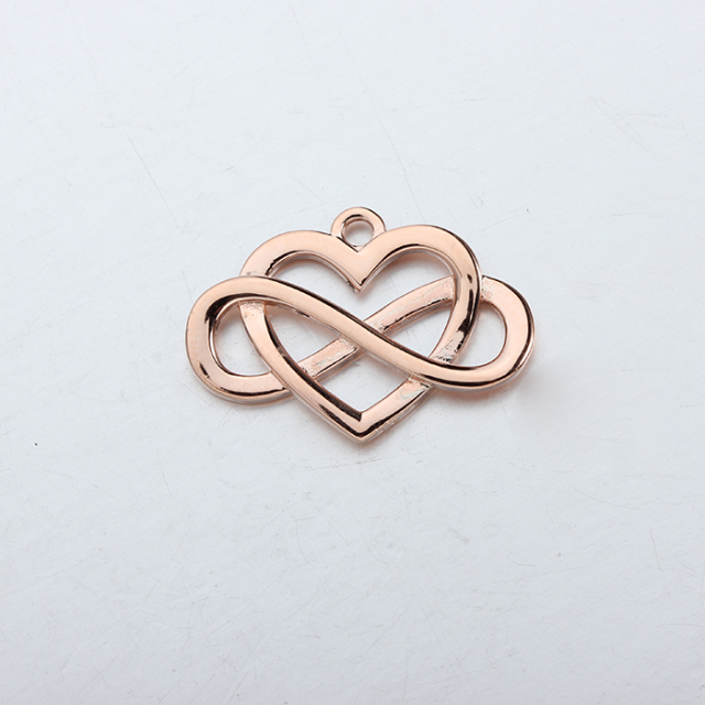 925 Sterling Silver Heart Charm -Bigger