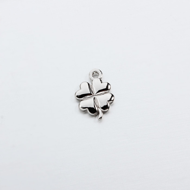 925 Sterling Silver Lucky Clover Charms