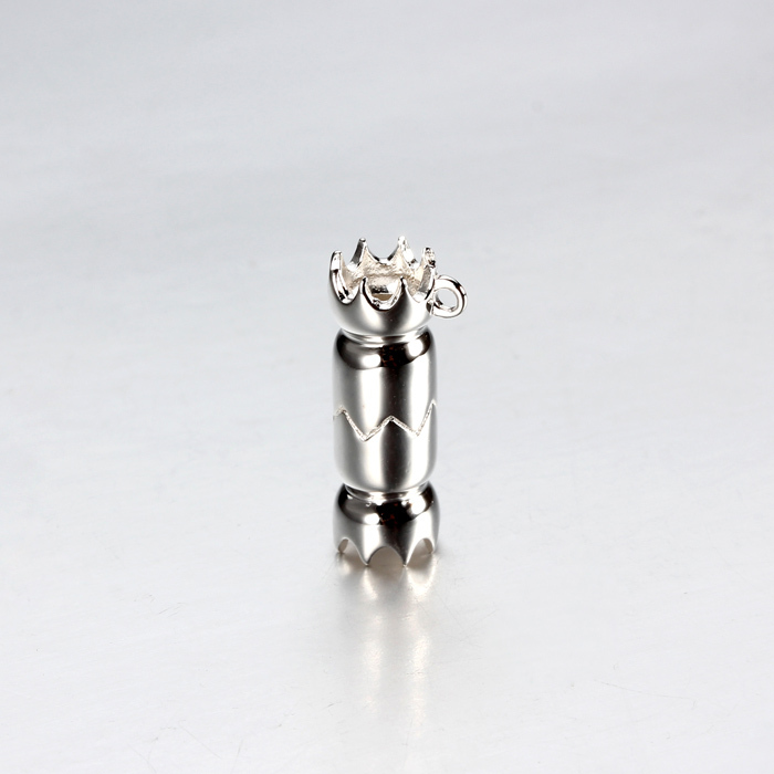 925 Sterling Silver 3D Rocket Charms