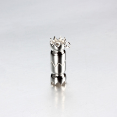 925 Sterling Silver 3D Rocket Charms