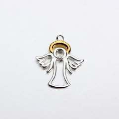 925 Sterling Silver Guardian Angel Charm -20mm