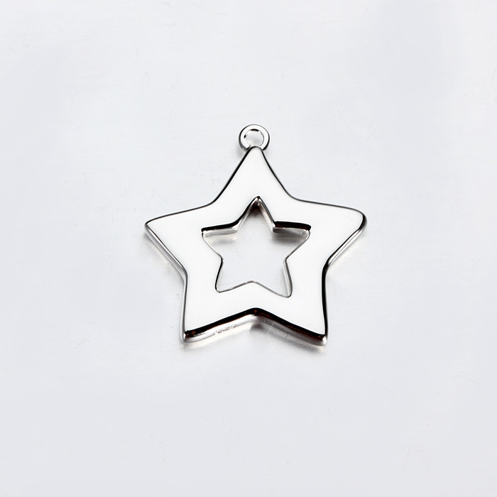 925 925 Sterling Silver Hot-Selling Hollow Star Charm