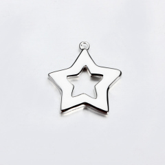925 925 Sterling Silver Hot-Selling Hollow Star Charm