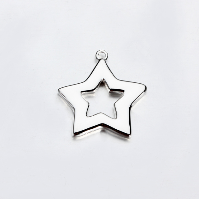 925 925 Sterling Silver Hot-Selling Hollow Star Charm