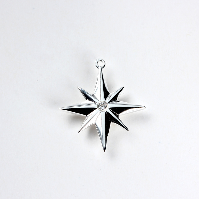 Wholesale 925 Sterling Silver North Star Charms