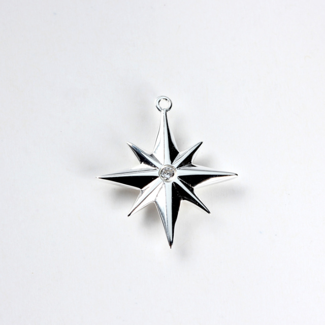 Wholesale 925 Sterling Silver North Star Charms