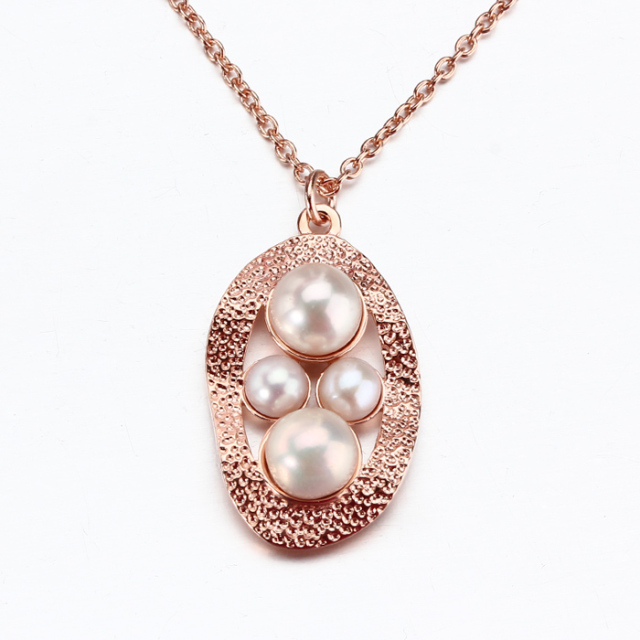 925 Sterling Silver Unique Pearl Charm