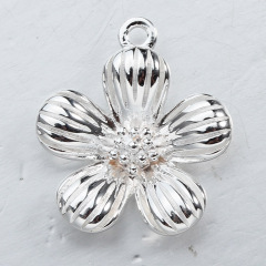 925 Sterling Silver Spring Flower Charms -18Mm